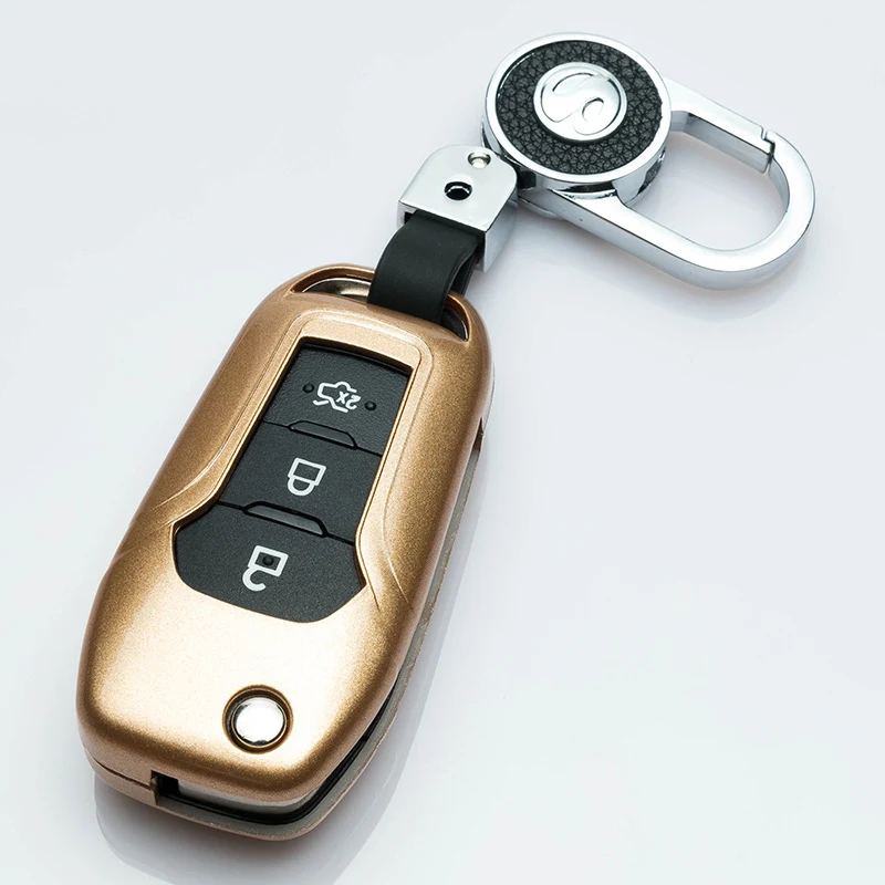Car Remote Key Cover Case For Ford Fusion Mondeo Mustang MK3 MK4 F150 Explorer Edge Fiesta Escort 2015 2016 2017 2018 Keychain | Автомобили