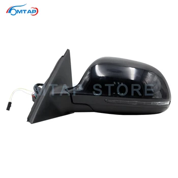 

Exterior Outer Rearview Side Mirror Assy For Audi For A4 A4L B8 2009 2010 2011 2012 6Pins 8PinsLed Lamp Heating Elecric Fodling
