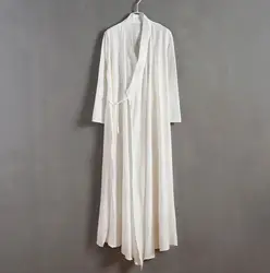 2019 пальто китайское традиционное женское повседневное пальто белый плащ династия Хан Тан древний Косплей современный кардиган ханфу