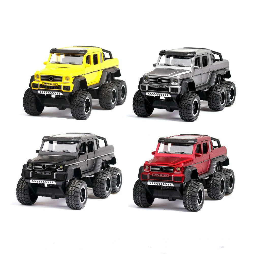 1:32 весы металлический сплав классический металл G63 6X6 пикап внедорожник