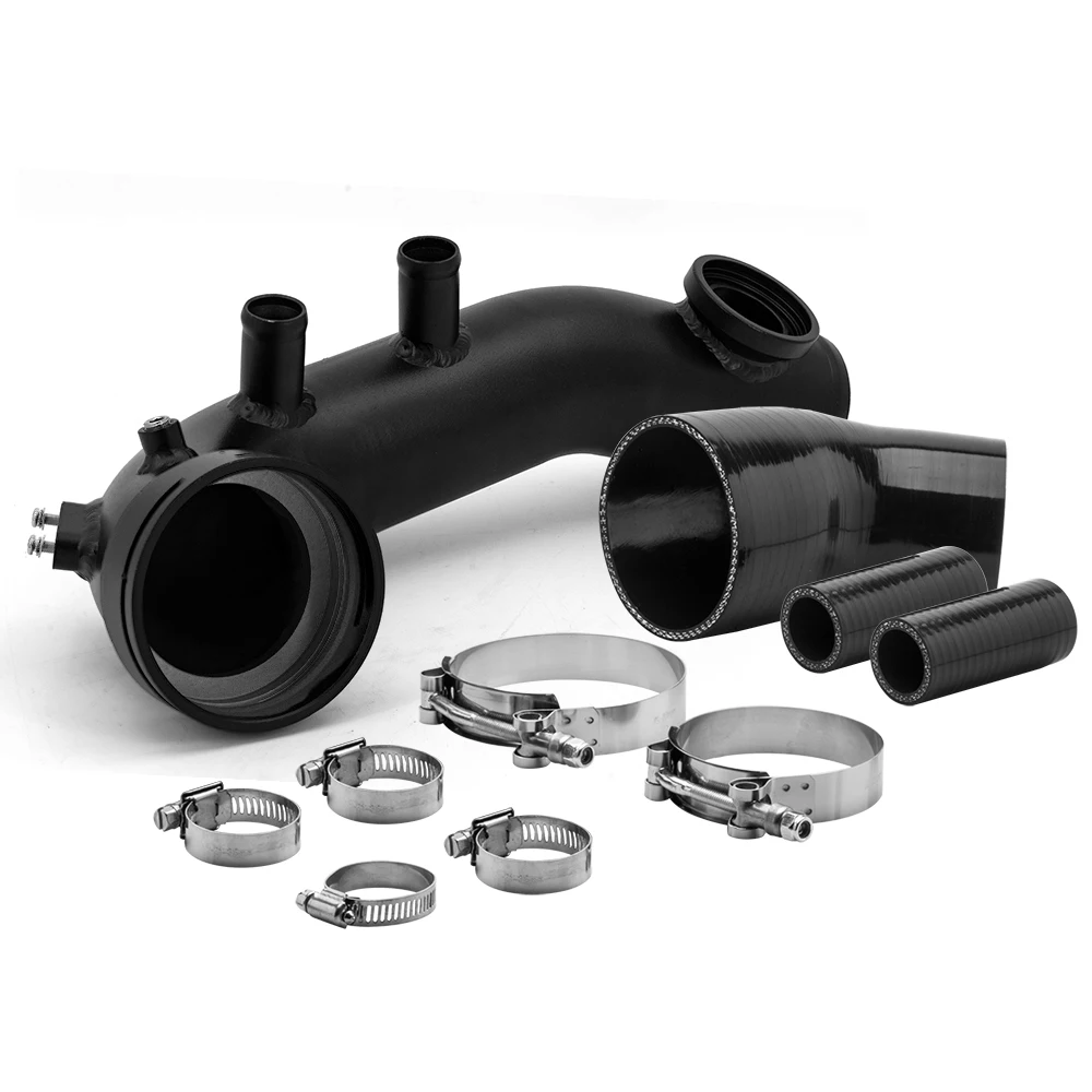 

Free Ship Air intake turbo hose Replacement Charge pipe with BOV flange For SSQV BOV BMW N54 E82 E88 135i 335i 335is E90 E92 E93