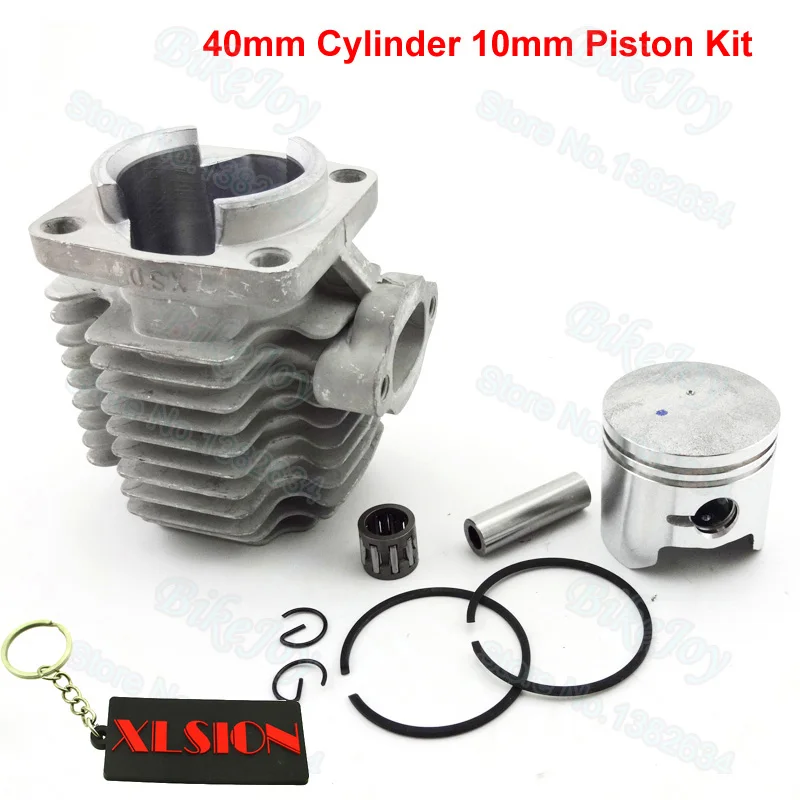 40mm Cylinder 10mm Piston Kit For 47cc 2 Stroke Mini Moto Dirt Pocket Bike ATV Quad Minimoto Go Kart Scooter Motorcycle