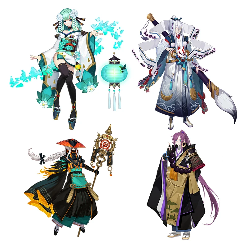 Лидер продаж аниме ONMYOUJI Shikigami Three Ratels CYX6 наклейка на стену автомобильный декор