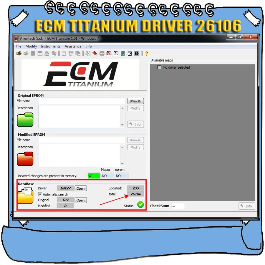 ECM TITANIUM 1 61 26106 драйверы для KTAG и KESS V2|ПО| |