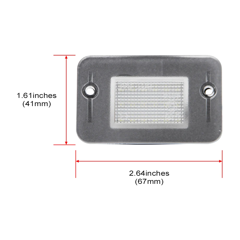 Peças para Land Placa de Licença de Alta Rover Discovery Pares Lâmpada Led Potência Branca 2 1994-2004 1 2 licença de alta potência branca