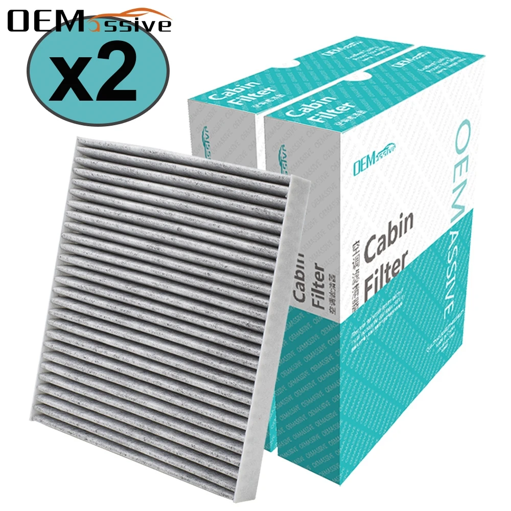 

2x Car Pollen Cabin Air Conditioning Filter For Pontiac Vibe Toyota Tacoma 2003 2004 2005 2006 2007 2008 87139-YZZ09 88970273