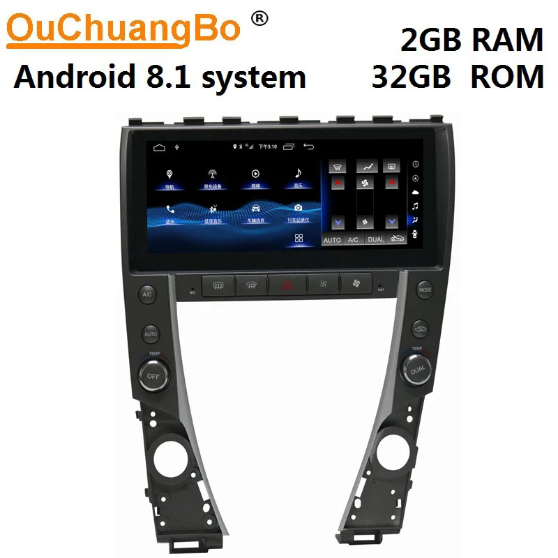 Ouchuangbo gps радио рекордер для ES ES240 ES350 2006-2012 с 8,8 дюймовым android 8,1 медиаплеером 4 Гб ram 64 Гб rom