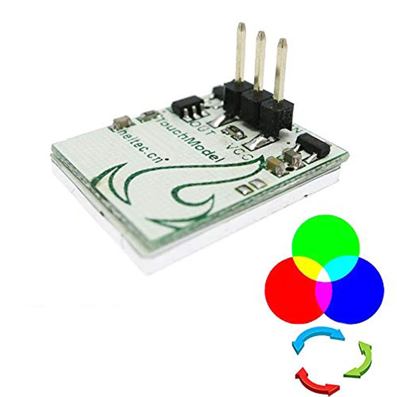 Modulo Pulsante Touch Switch Capacitivo 2pcs 2.7V-6V