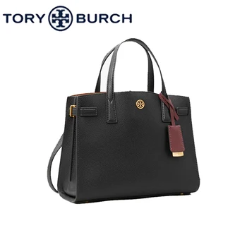 

TORY BURCH Top-handle Leather Handbag Magnetic Snap Closure Adjustable Crossbody Strap Shoulder Bags For Women 73625