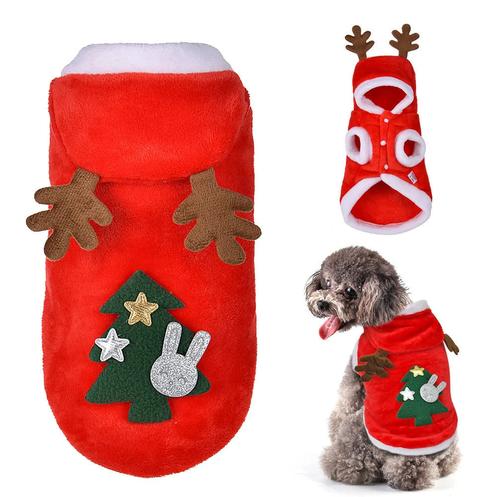 

Dog Christmas Clothes Costume Winter Dog Cat Coat For Small Dogs Cats Chihuahua Yorkshire Terrier Pet Clothes Ropa para perro