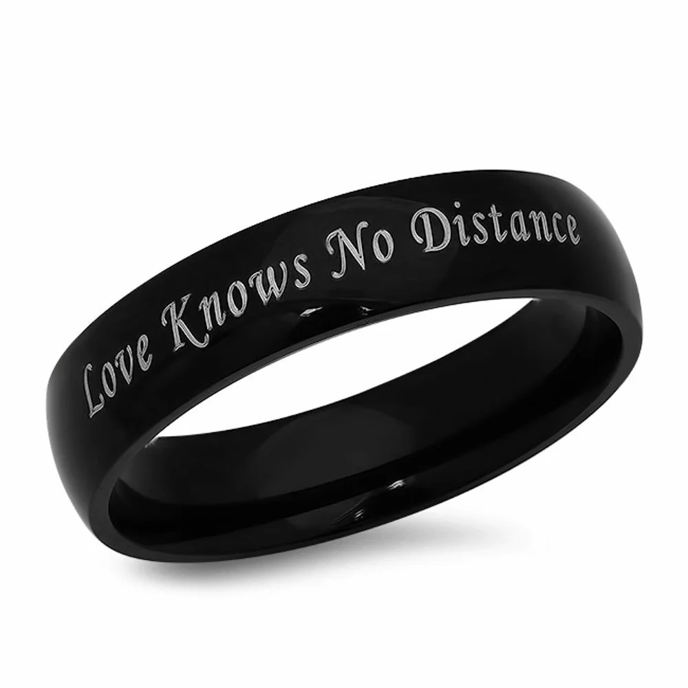 Vnox Free Engraving Wedding Bands for Men Women,6/8mm