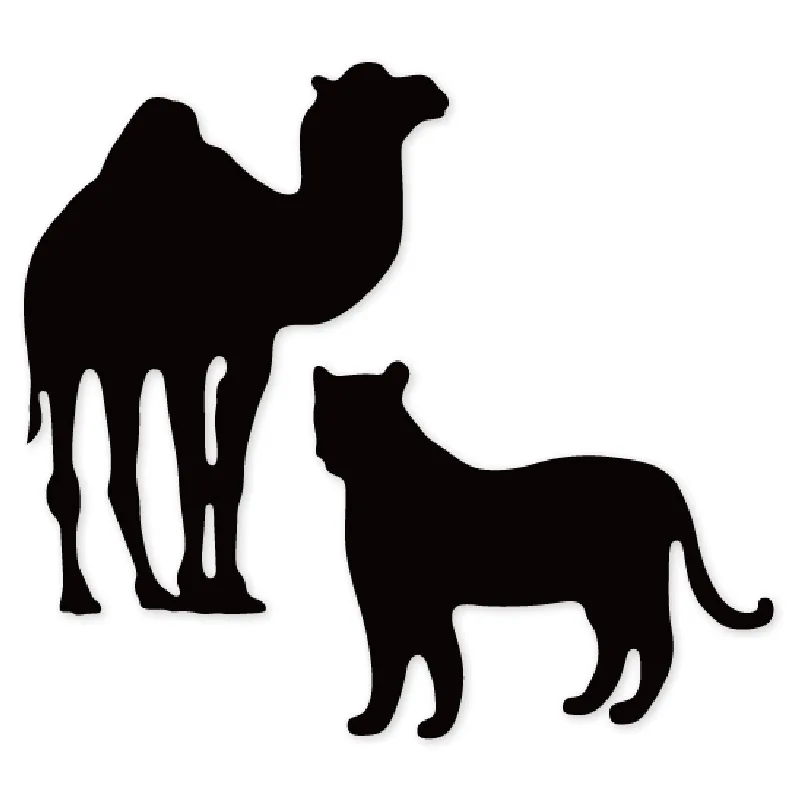 

Animal Lion Camel 2020 New Metal Cutting Dies Cut Dies Stencils for DIY Scrapbooking Stamp/Photo Album Decorative