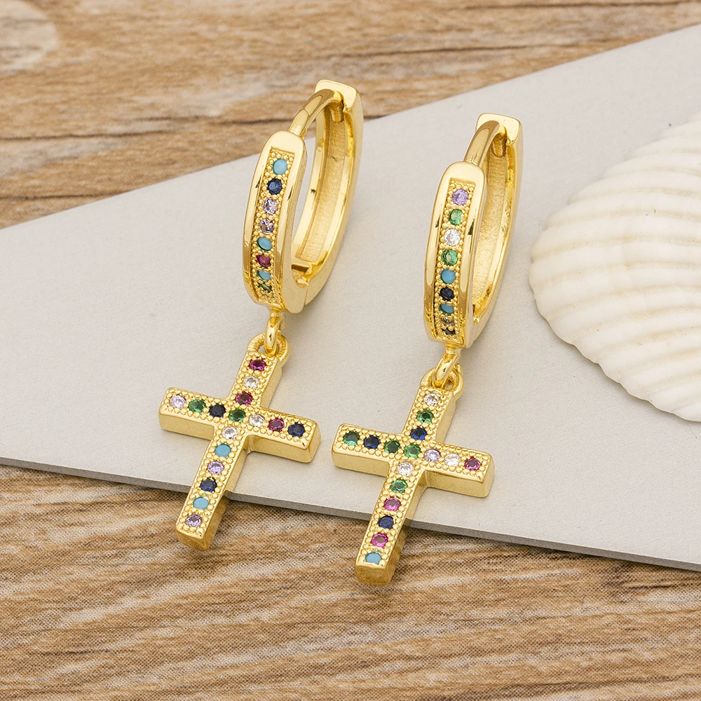 Gold Heart Shaped Earrings