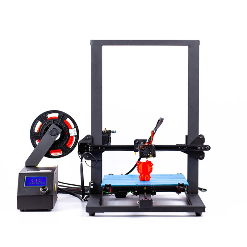 #Special Offers 2019 New Design Pre-assmbly Flsun 3D Printer Large Printing Area 300*300*400mm Super Hot Resume Power Failure Printing