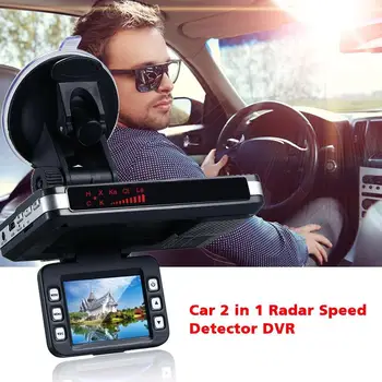 

VG1 Dash Camera 2in1 Radar Speed Detector Russian&English Voice Vehicles Vehicle Video Recorder Mini 2Inch