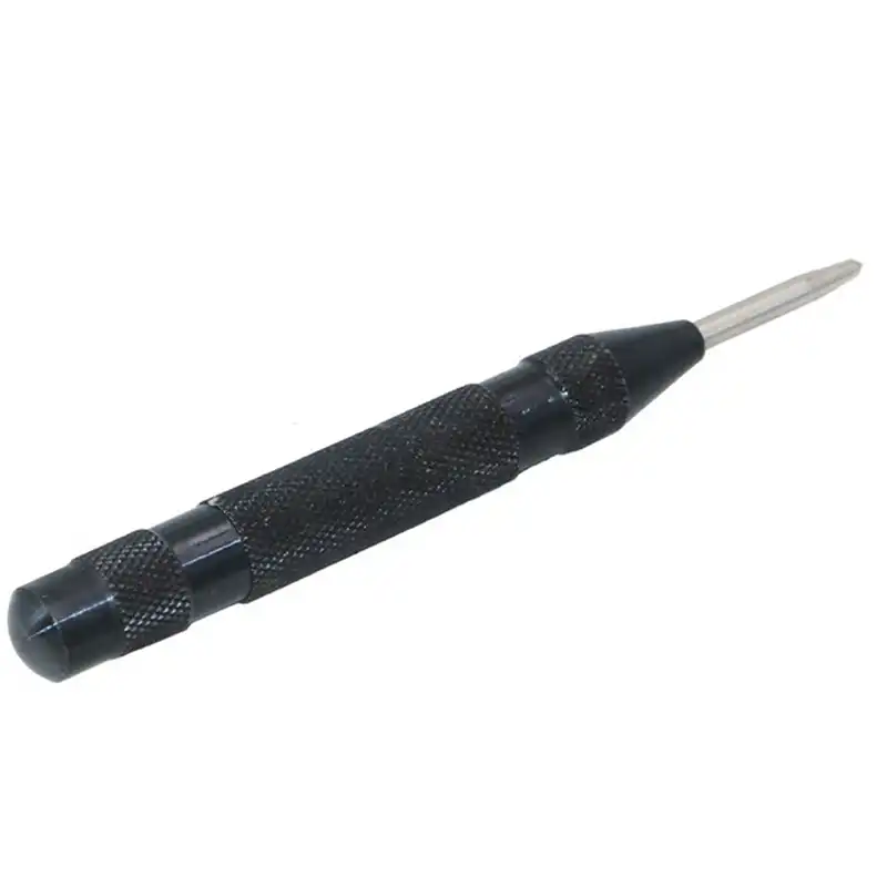 Heavy Duty Automatic Center Pin Punch Spring Loaded Wood Press Dent Marker Tool