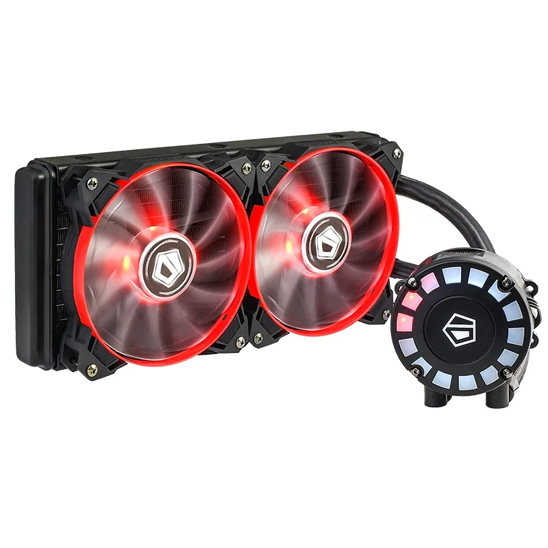 

ID-Cooling frostflow 240L Cream Flow One-piece Multi-Platform CPU Water-cooled Radiator Red Light