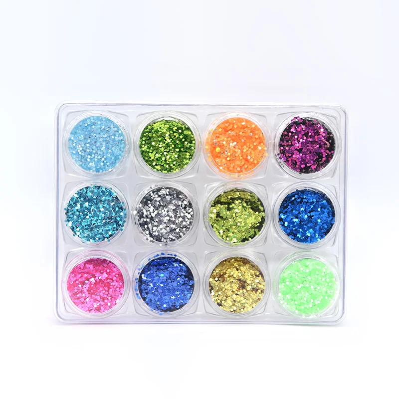 

High-quality rainbow glitter powder 12 Color Shift Chameleon Glitter Dunk City Color Shift for DIY Crafts