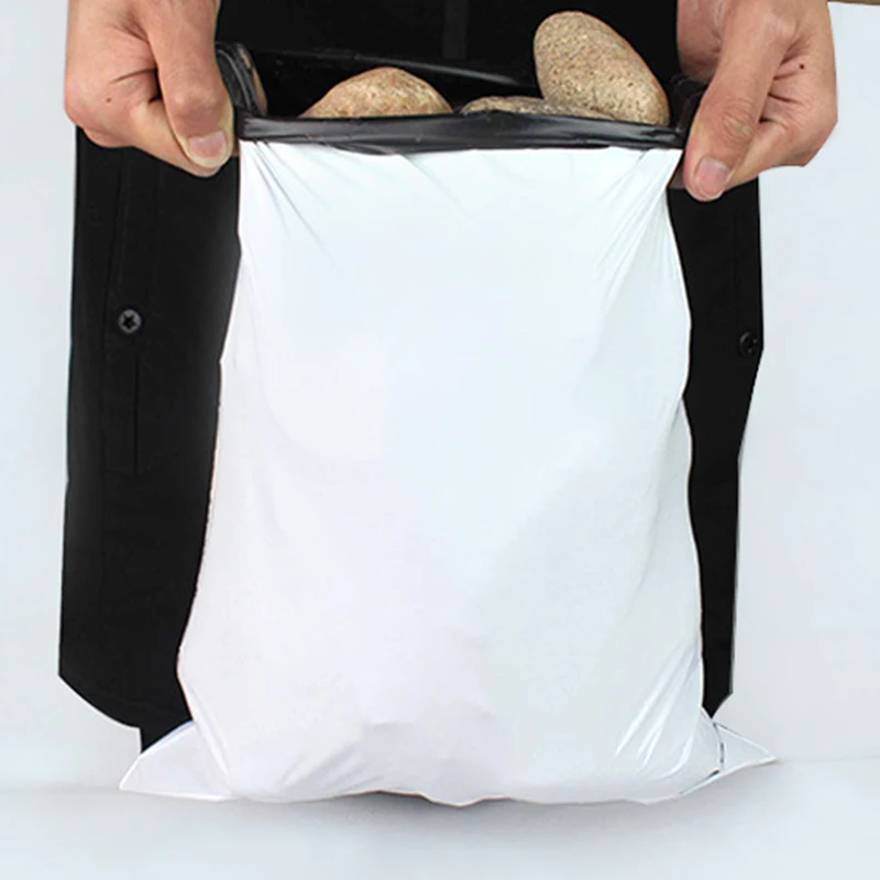 10Pcs White Self-seal Adhesive Courier Bags Storage Envelope Mailer Postal Plastic Poly Shipping Mailing | Дом и сад