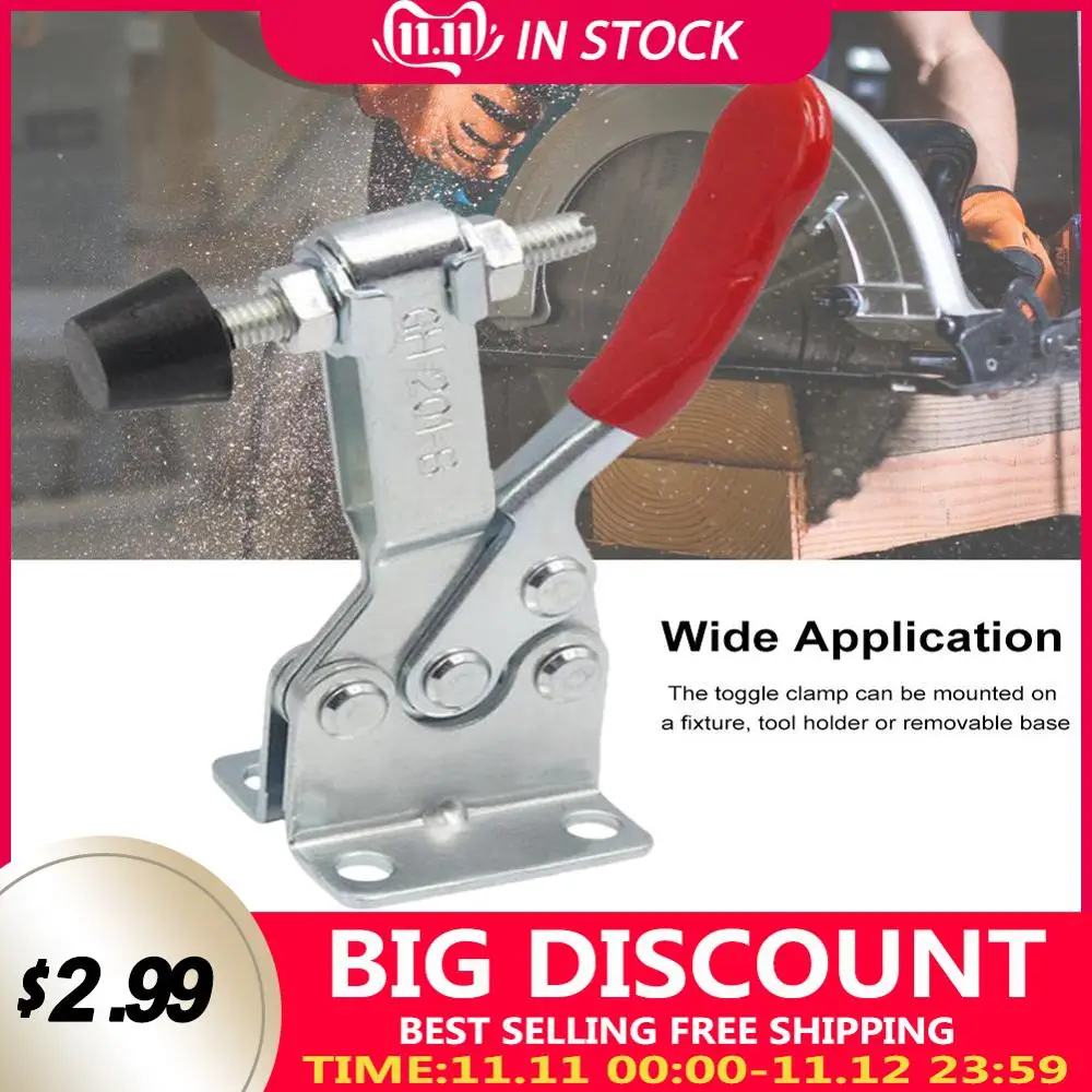 

GH-201-B Clamp Toggle Clamp Quick Release LD SD HS CH GH-201-B Horizontal Clamp Hand Tool #35
