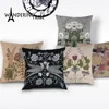 Vintage Floral Pillow Case Plant Flower Cushion Cover Cushion High Quality Pillows Cases White Decorative Cushions Covers Kissen ► Photo 1/6