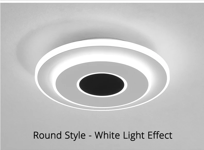 Modern Led Ceiling Lamp Luster Black and White Led Ceiling Lamp for livingroom Lights Hallway Balcony Lights Fixtures
