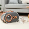 Breathable Pet Carriers Small Dog Cat Backpack Travel Space Capsule Cage Pet Transport Bag