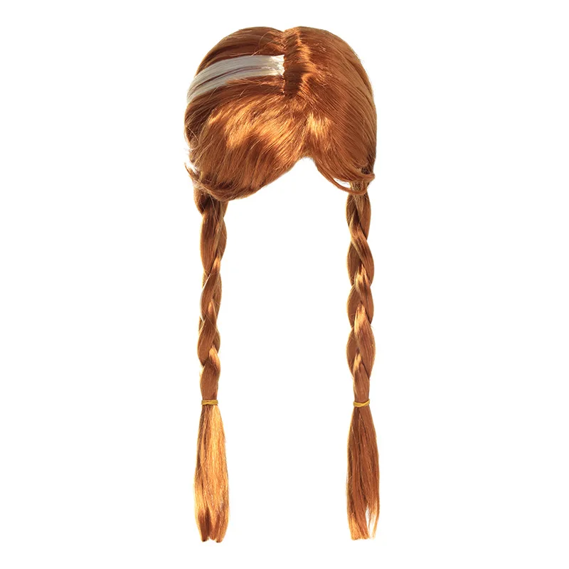 Вечерние аксессуары для девочек из синтетического волоса Эльзы и Анны; повязка на голову для костюмированной вечеринки