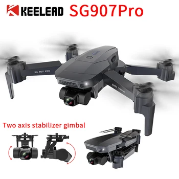 

KEELEAD SG907Pro Drone with 2 axis stabilizer 4K camera drone Professional 5G WIFI Dual camera Quadcopter GPS Dron VS SG906