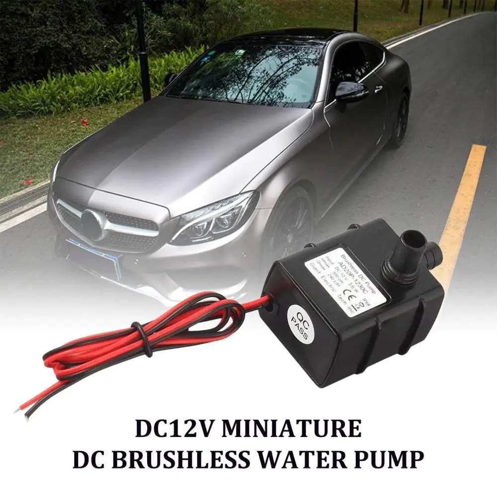 Портативный Dc 12V микро Dc бесщеточный водяной насос Ультра тихий бесщеточный мотор насос для подводного плавания