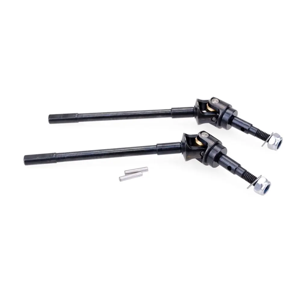 

2Pcs Hard Steel Front/Rear Axle CVD Drive Shaft Dogbone For 1/10 Rc Crawler Car Axial SCX10 II 90046 Upgrade Parts