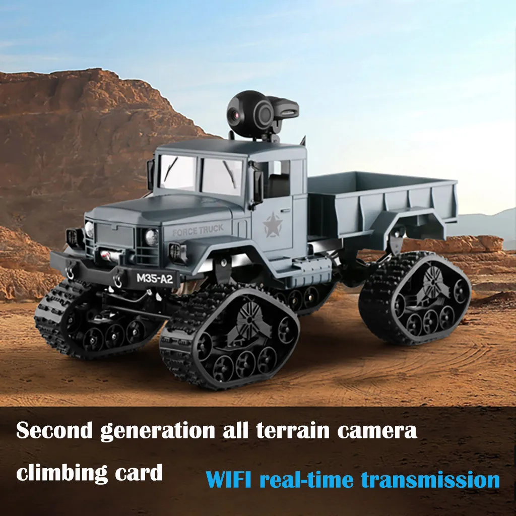 M35-A2 4WD 2,4G wifi FPV грузовик 720P камера RTR автомобиль гусеничный внедорожный настенный альпинистский автомобиль Радиоуправляемый автомобиль 10,28