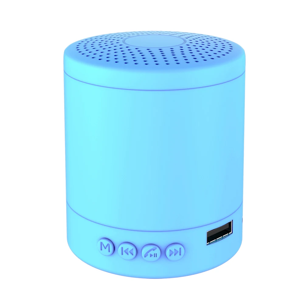 blue Портативный динамик Macaron Bluetooth динамик s стерео беспроводной громкий динамик мини Колонка музыка бас 5 Вт открытый динамик водонепроницаемый - Цвет: blue