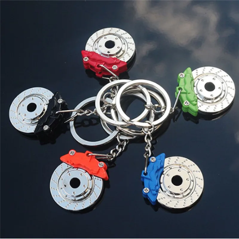 希少 Auto Parts Model Key Chain Pendant Shock Absorber Brake Disc Helmet