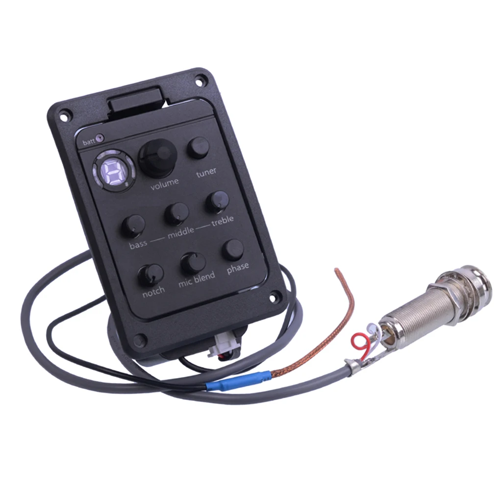 301 4 Band Guitar EQ Equalizer Pickup  Blend Preamp Pickup Tuner