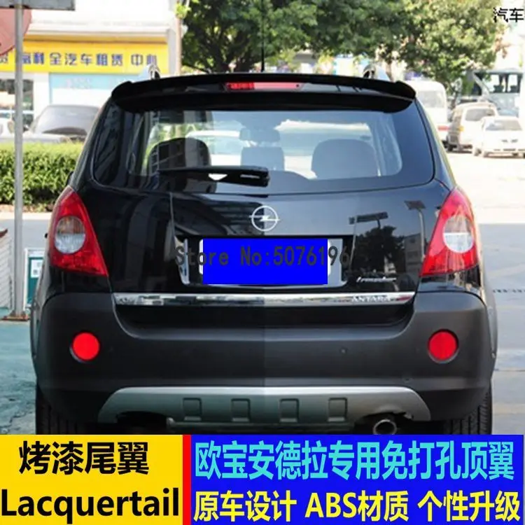 Для Kia Soul спойлер 2008- ABS пластмассовый задний спойлер на крыше крыло багажника губы загрузки крышка автомобиля Стайлинг