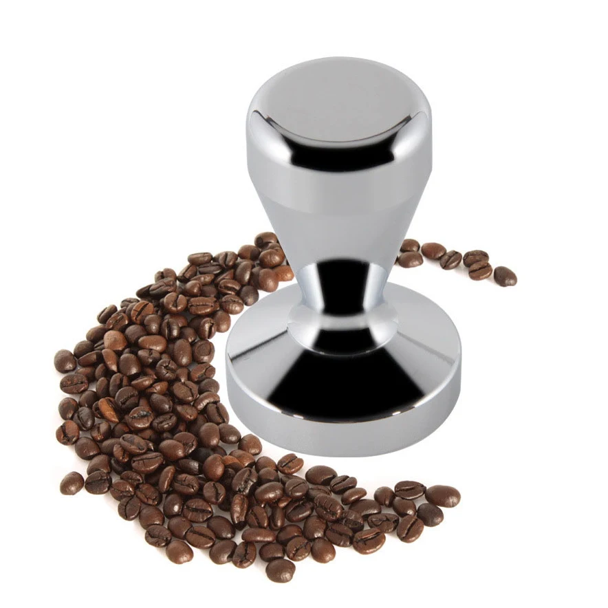 New Stainless Steel Coffee Powder Press Roller Milling Hammer 51mm Powder Hammer Coffee Machine Handle Solid Filler