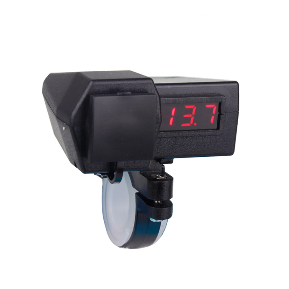 PP 4-в-1 2-24 V) Многофункциональная мотоцикл зарядных порта USB для автомобиля Зарядное устройство 30x28x62 мм с наружной резьбой