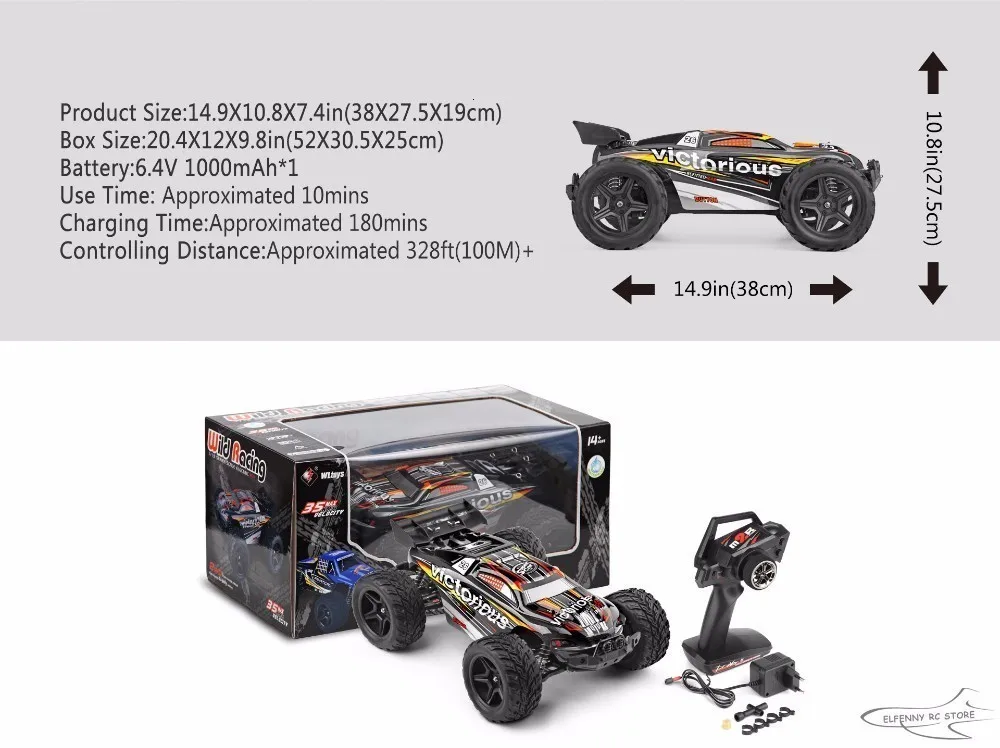 WLtoys A333 35 км/ч высокая скорость RC соревнования автомобиль 1:12 Масштаб Дистанционное управление автомобиль 4CH 2,4 г 2WD Dirt Bike игрушки для детей ZLRC