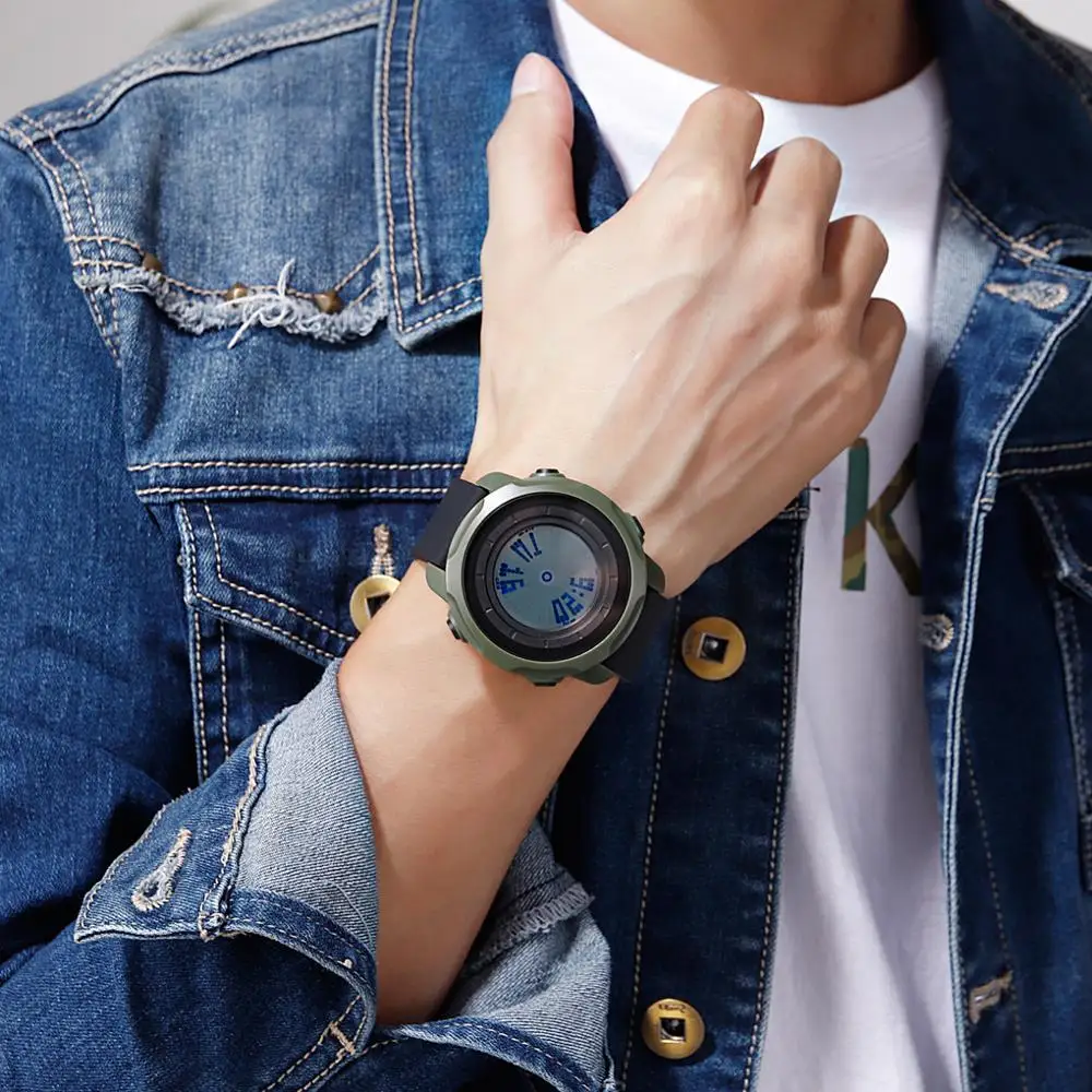 Часы наручные SKMEI Мужские Цифровые креативные водонепроницаемые спортивные с