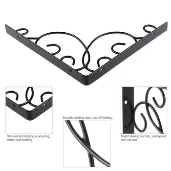 

Creative European-style Wall-mounted Universal Partition Triangle Tripod Wood Bracket Bracket Iron Decoration Home Shelf F6T2