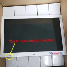 Индукционные датчики человеческого тела 15,4 дюймов светодиодный HD 1280*800 цифровая фоторамка электронный альбом для фотографий Музыка Видео