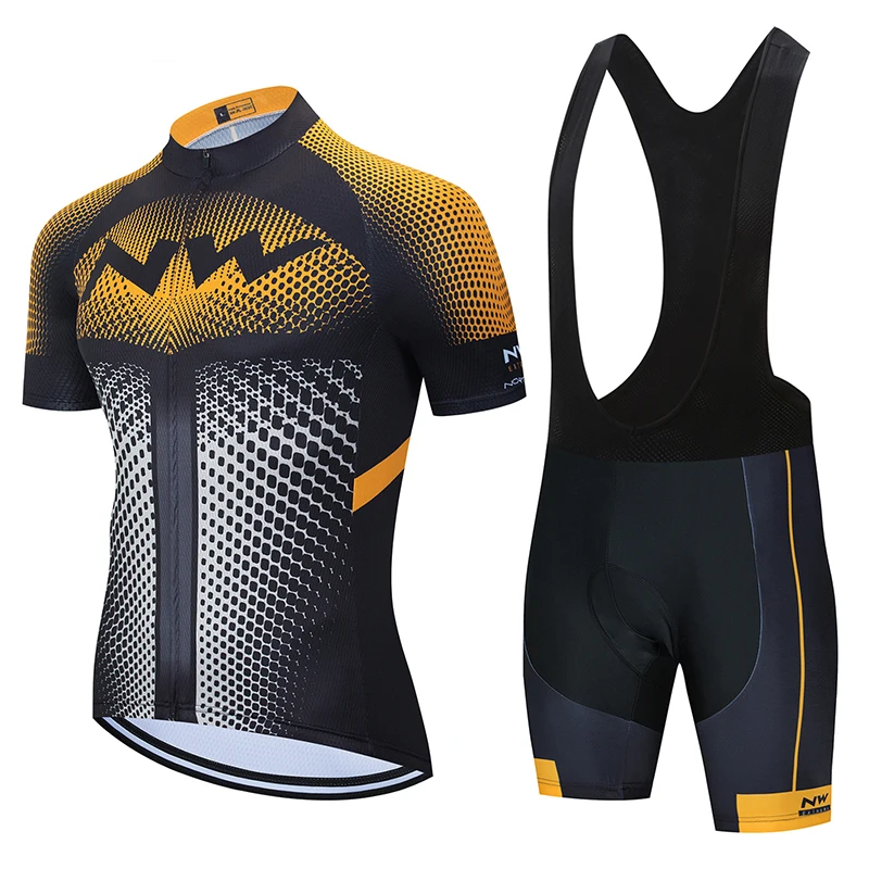 Camiseta de Ciclismo NW la onda del Norte conjunto Ropa bicicleta verano Maillot MTB deport|Велосипедные комплекты| |