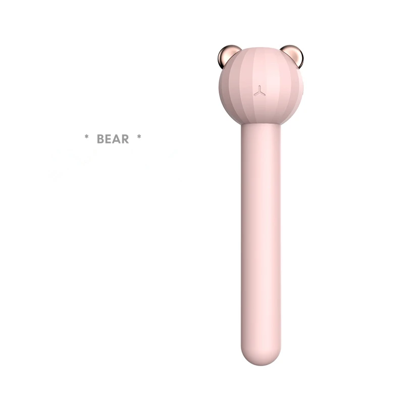 Pink Bear Battery Универсальный увлажнитель воздуха с милым медведем, оленем, 2 в 1, USB, арома-масло, диффузор, портативный нано-спрей, мистер для путешествий, отеля, офиса, дома - Цвет: Pink Bear Battery