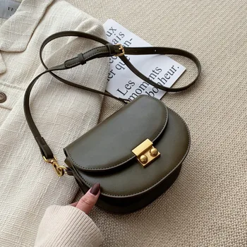 

Female Solid Crossbody Bags For Women 2020 Leather Luxury Handbag Designer Sling Sac A Main Ladies Hand Shoulder Messenger Bag