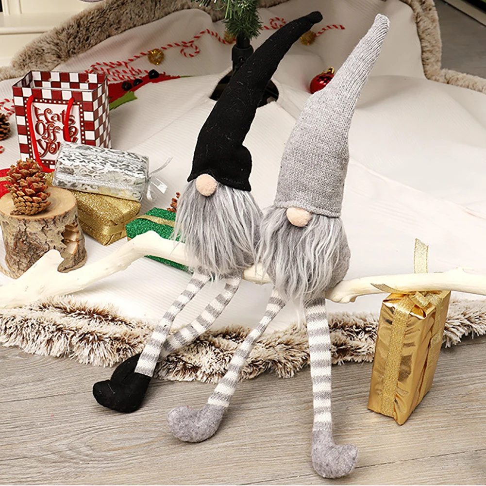 Christmas Faceless Gnome Doll Xmas Party Tree Ornament Decoration Kids Gift highlight the festive air