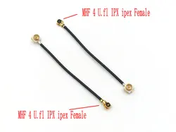 Cable IPEX 0,81, conector macho IPX a MHF 4 U.fl IPX hembra, Cable Pigtail RF de 0,81mm, 5 uds.