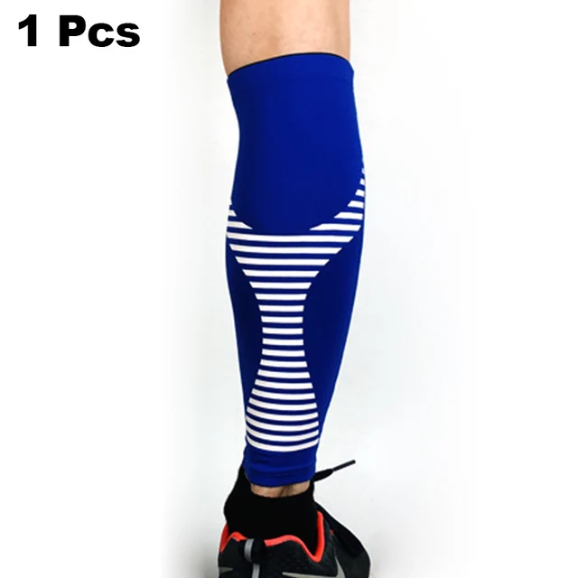 Travel Leg Warmers Compression Socks Protector Knee Support Leg Guard Sport Basketball Nature Hike Football Running Shin Protect Blue Leg Warmers