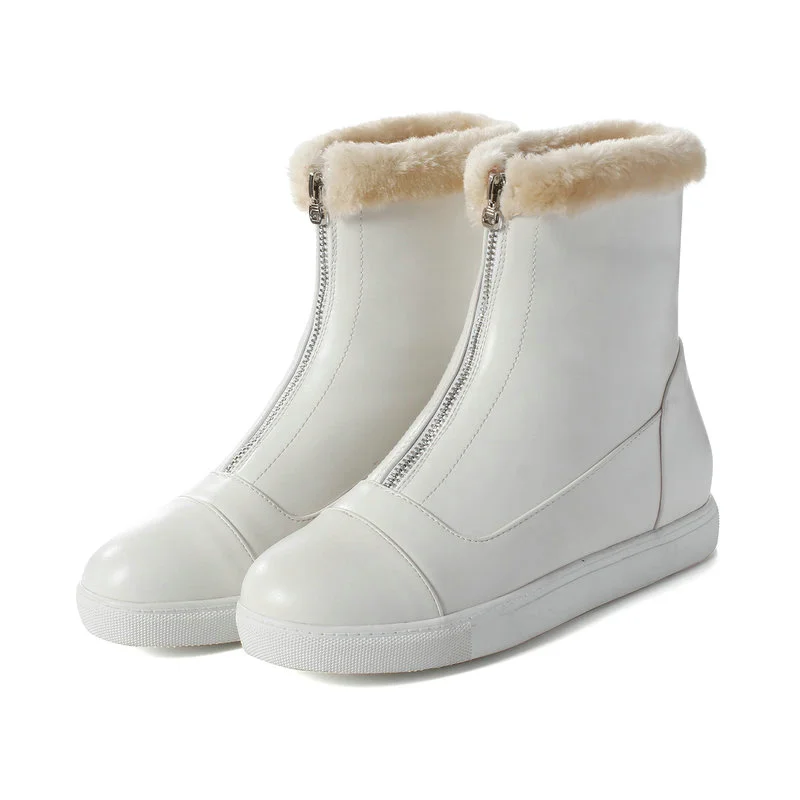EshtonShero/зимние сапоги; Женская водонепроницаемая обувь на плоской подошве; Botas; зимние сапоги; botas femininas de inverno; Цвет черный, белый; Размеры 3-12