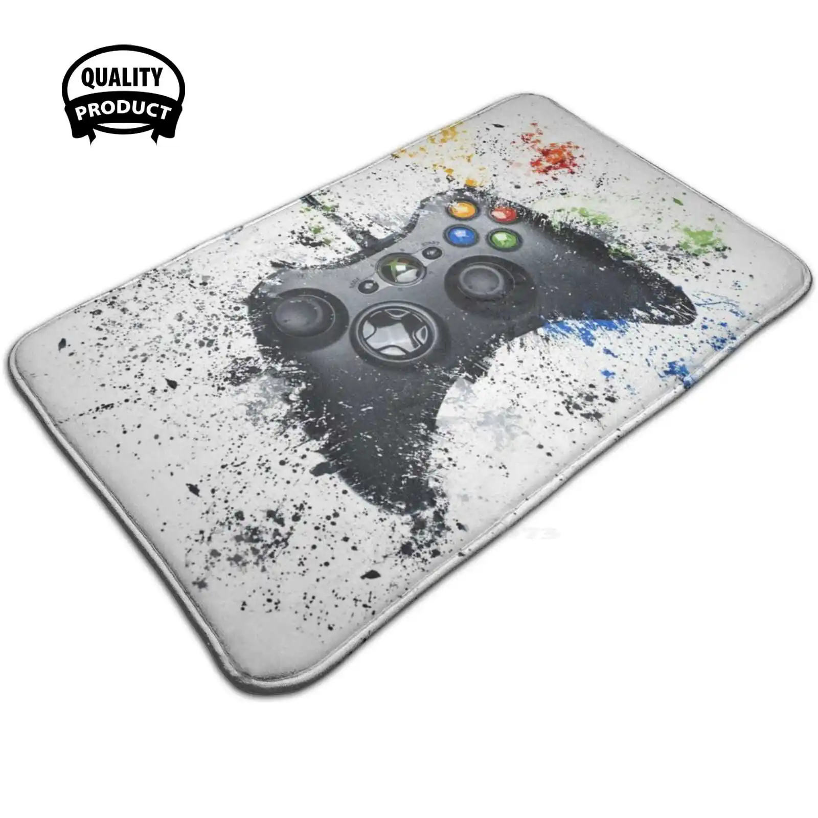 Controller Di Gioco 3D Soft Tappetino Antiscivolo Tappeto Tappeto Pad Controller Gaming Gamer Giochi Xbox Controller Di Gioco Splatter Plain